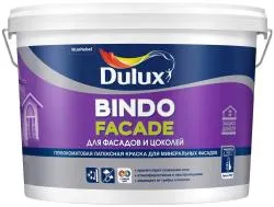 Краска фасадная латексная Dulux Bindo Facade глубокоматовая база BW 9