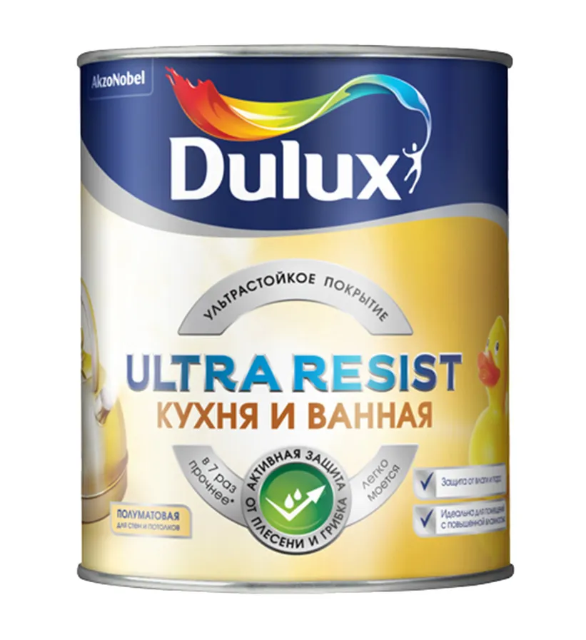 Dulux ultra resist кухня и ванная матовая