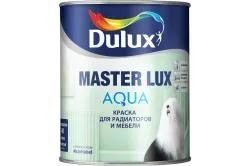 Краска для радиаторов и мебели Dulux Master Lux Aqua 40 полуглянцевая база BW 1 водно-дисперсионная