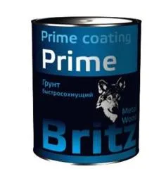 Грунтовка ГФ-021 BRITZ Prime серая 1,9кг..