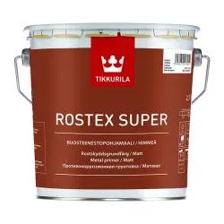 Грунтовка для металла TIKKURILA ROSTEX SUPER противокоррозийная матовая красно коричневый (3л).jpg