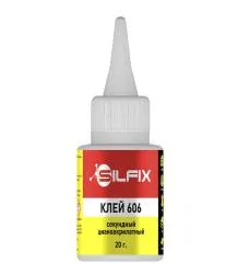 Клей цианоакрилатный SilFix секундный 20г