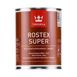 Грунтовка для металла TIKKURILA ROSTEX SUPER противокоррозийная матовая красно коричневый (1л).jpg